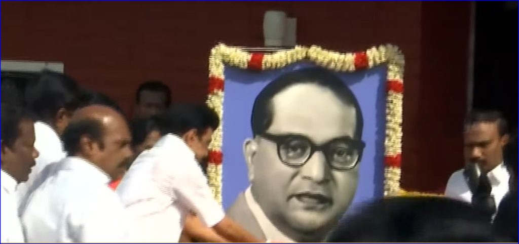 132-வது பிறந்த நாள்: அம்பேத்கர் உருவப்படத்திற்கு மாலை அணிவித்து முதலமைச்சர் மரியாதை – உறுதிமொழி – www.patrikai.com