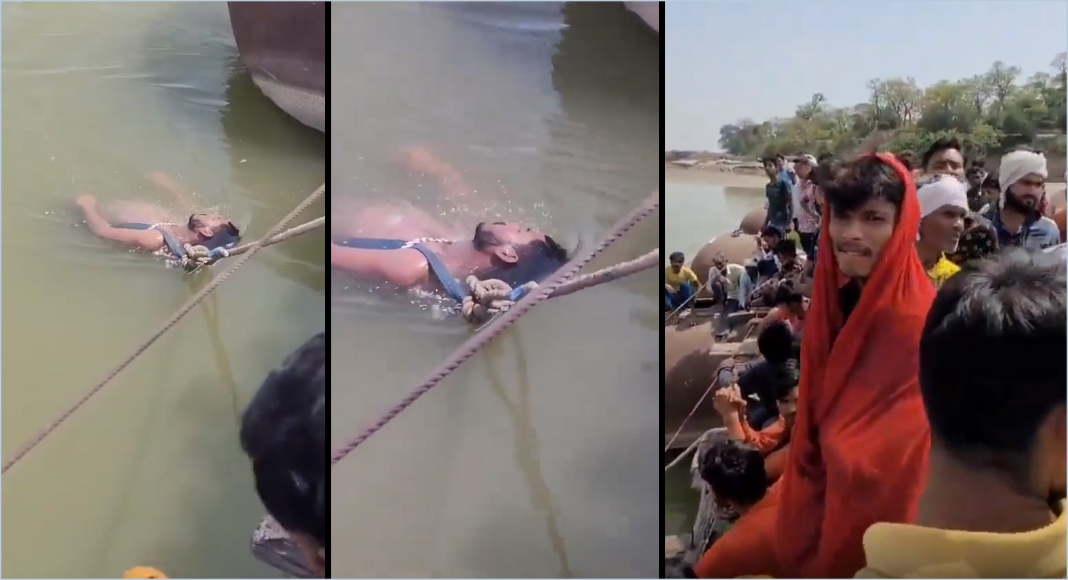 மூட நம்பிக்கையின் உச்சம்: பாம்புகடித்து உயிரிழந்தவரை,  உயிர் பிழைப்பார் என கங்கை நதியில் 2 நாளாக மிதக்க வைத்த அவலம்… வீடியோ