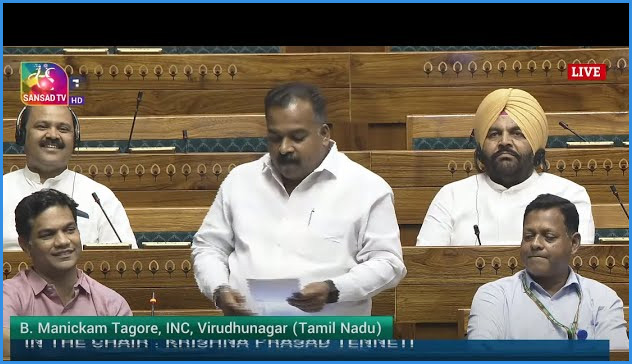 அம்பேத்கர் குறித்து அமித்ஷா சர்ச்சைப் பேச்சு! மன்னிப்பு கேட்க வலியுறுத்தும் காங்கிரஸ் –  மக்களவையில்  மாணிக்கம் தாகூர் நோட்டீஸ்