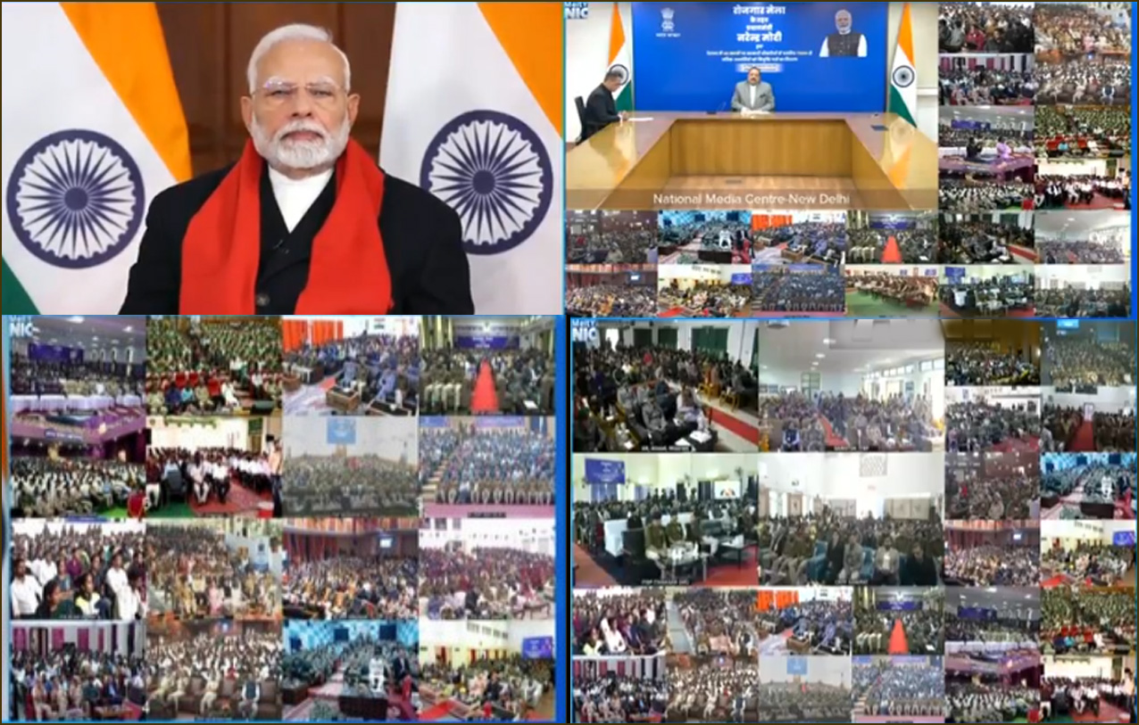 ஒன்றை ஆண்டுகளில் 10 லட்சம் பேருக்குஅரசு: நாட்டின் வளர்ச்சி இளைஞர்களால் ஏற்படும்! பிரதமர் மோடி…