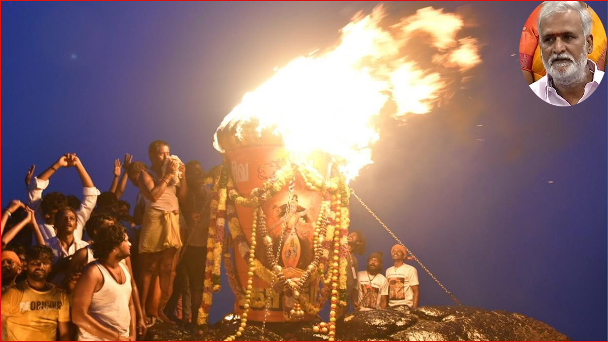 திருவண்ணாலை தீபத்தன்று மலைமீது  ஏற பக்தர்களுக்கு அனுமதி கிடையாது! அமைச்சர் சேகர்பாபு தகவல்