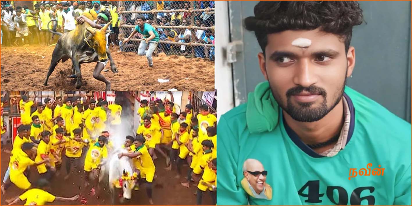 மதுரை அவனியாபுரத்தில் சோகம்:  ஜல்லிக்கட்டு போட்டியின்போது மாடு முட்டியதில் உயிரிழந்த மாடுபிடி வீரர்..