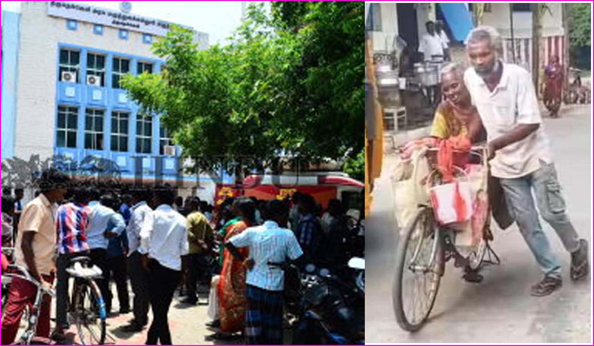 கொடுமையிலும் கொடுமை: இறந்த தாயின் உடலை 15 கி.மீ சைக்கிளில் எடுத்துச் சென்ற மகன்! இது நெல்லை அவலம்….