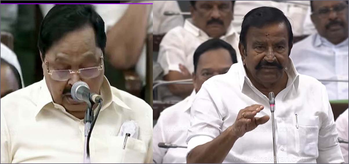 பேரவையின் உறுப்பினர்களின் கேள்விகளுக்கு அமைச்சர்கள் துரைமுருகன், நேரு, எ.வ.வேலு பதில்…