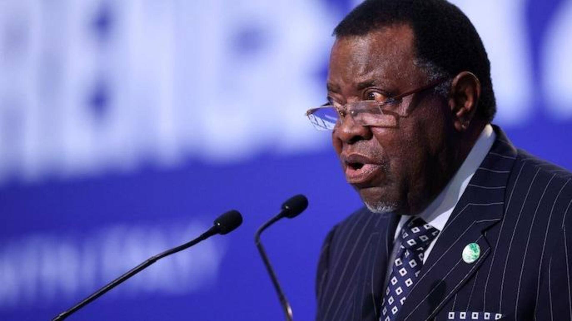 உடல்நலக்குறைவால் நமீபியாவின் முதல் அதிபர் மரணம்