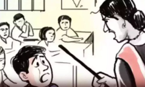 3 ஆம் வகுப்பு மாணவனை அடித்த இந்தி ஆசிரியை சஸ்பெண்ட்