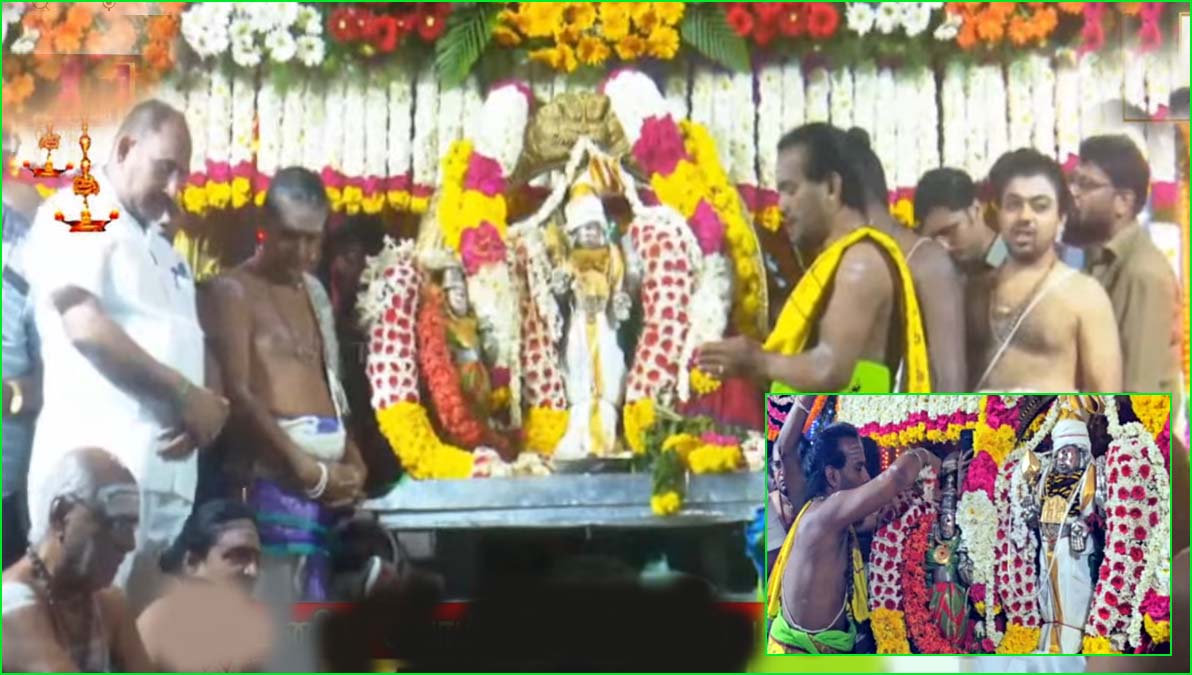திருத்தணி முருகன் கோயிலில் கோலாகலமாக நடைபெற்றது திருக்கல்யாணம் வைபவம்!