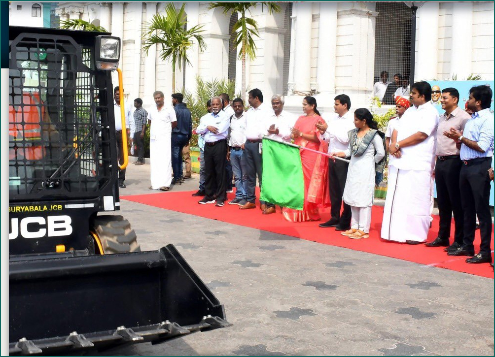 கட்டடக் கழிவுகளை அகற்ற புதிதாக வாங்கப்பட்ட 57 வாகனங்களை தொடங்கி வைத்தார் மேயர் பிரியா…