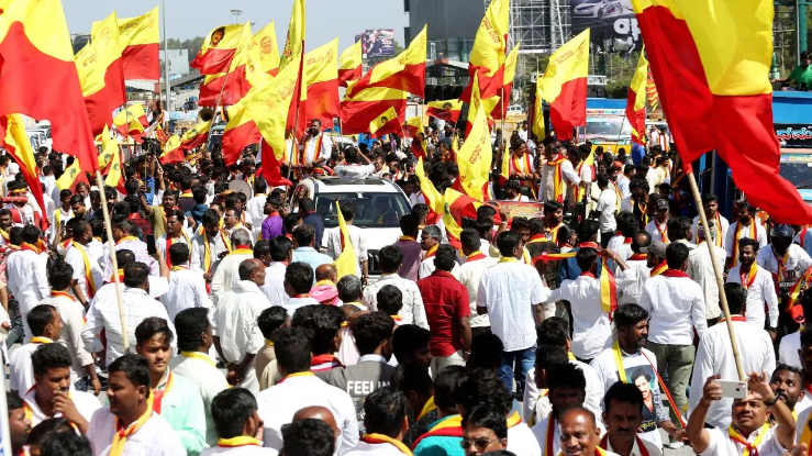 மொழி பிரச்சனை : கர்நாடகாவில் மார்ச் 22ம் தேதி பந்துக்கு அழைப்பு…