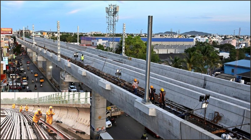 2ம் கட்ட மெட்ரோ ரயில்: போரூர் – பூந்​தமல்லி வரை உயர்​மட்ட பாலப்பணி நிறைவு….