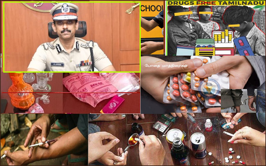 போதை நகரமாகிறது சென்னை? கடந்த  8 மாதங்களில்1,004 வழக்கு; 2,774 பேர் கைது  என காவல்துறை தகவல்…