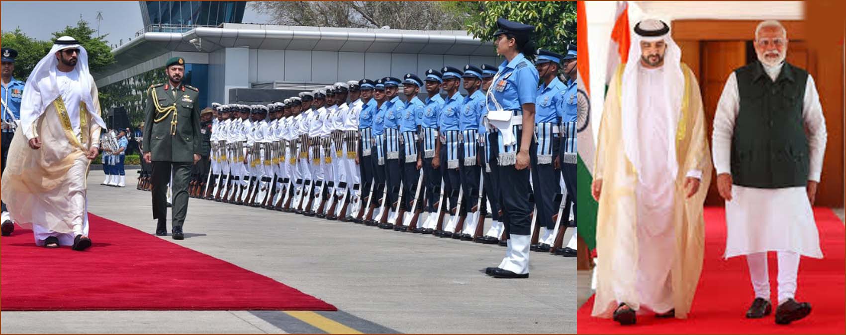 முதல் முறையாக இந்தியா வந்துள்ள துபாய் இளவரசர் முகமது பின் ரசீத் பிரதமர் மோடியுடன் சந்திப்பு…