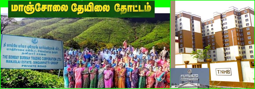 மாஞ்சோலை தோட்ட தொழிலாளர்களுக்கு விலையின்றி வீடு வழங்க அரசாணை வெளியீடு!