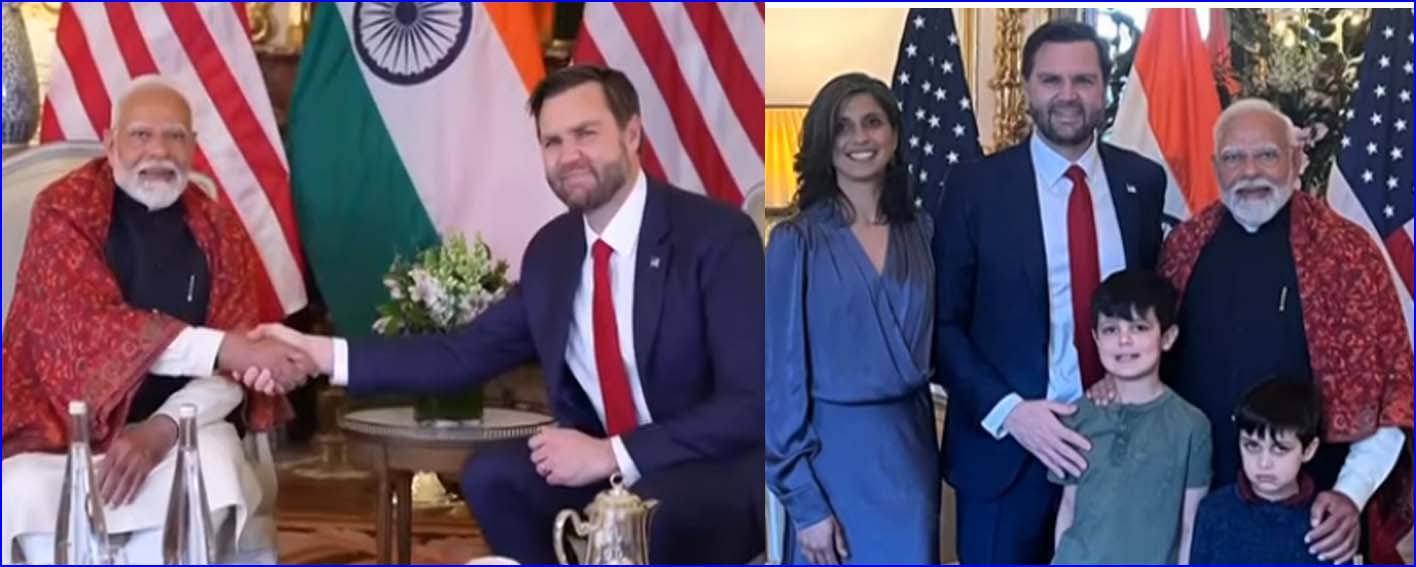 அமெரிக்க துணை ஜனாதிபதி ஜே.டி.வான்ஸ் மனைவி உஷா உடன் ஏப்ரல் 21 ஆம் தேதி இந்தியா வருகை!