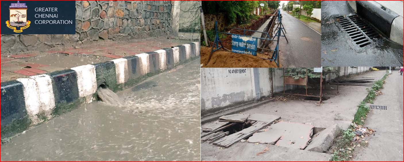 சென்னையில் 1000 கி.மீ நீள மழைநீர் வடிகால்களை தூர்வாரி சீரமைக்க முடிவு!  மாநகராட்சி அதிகாரிகள் தகவல்