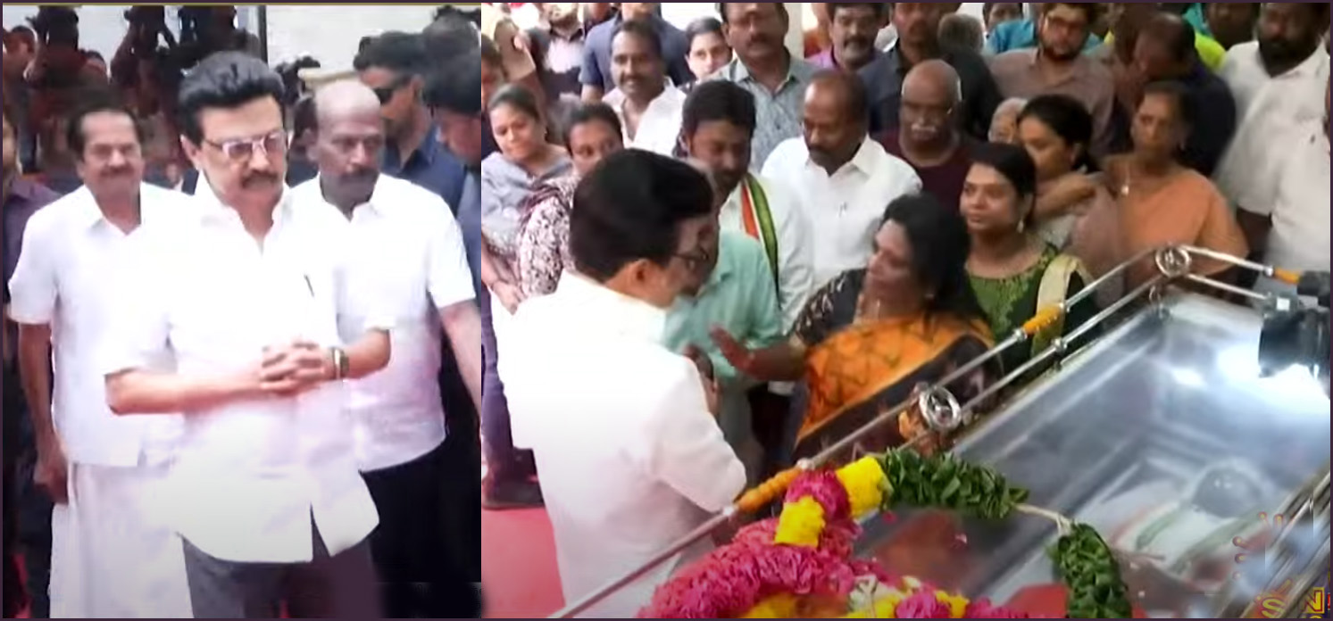 குமரி அனந்தன் உடலுக்கு  முதலமைச்சர்  நேரில் அஞ்சலி –  அவரது உடலுக்கு அரசு மரியாதை!  முதலமைச்சர் ஸ்டாலின் அறிவிப்பு