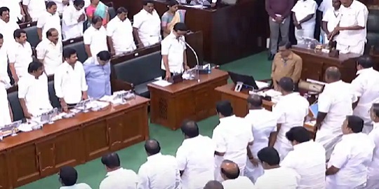 காஷ்மீர் பயங்கரவாத தாக்குதலில் 26 பேர் உயிரிழப்பு : தமிழக சட்டசபையில் இரங்கல்