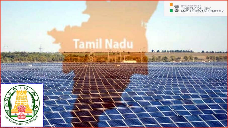 சூரியசக்தி மின் உற்பத்தியில் தமிழகம்  3வது ஆண்டாக தொடர்ந்து 4-வது இடம் பிடித்து சாதனை….
