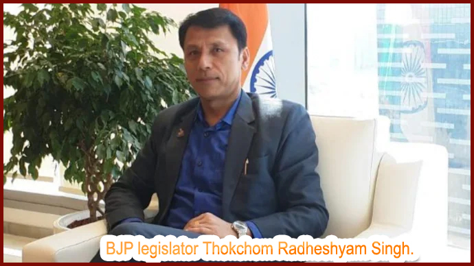 மணிப்பூரில்  மீண்டும் ஆட்சி அமைக்க உரிமை கோரினார் பாஜக எம்எல்ஏ தொக்கோம் ராதேஷியாம்!