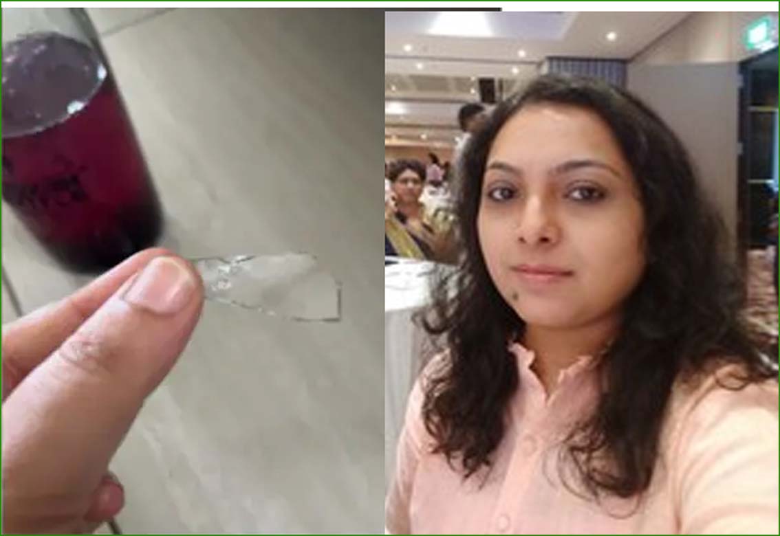 சீல் செய்யப்பட்ட பானத்தில் கண்ணாடி துண்டு- பாதிக்கப்பட்ட இளம்பெண் மருத்துவமனையில் அனுமதி! நாடு முழுவதும் சலசலப்பை ஏற்படுத்திய  சென்னை சம்பவம்