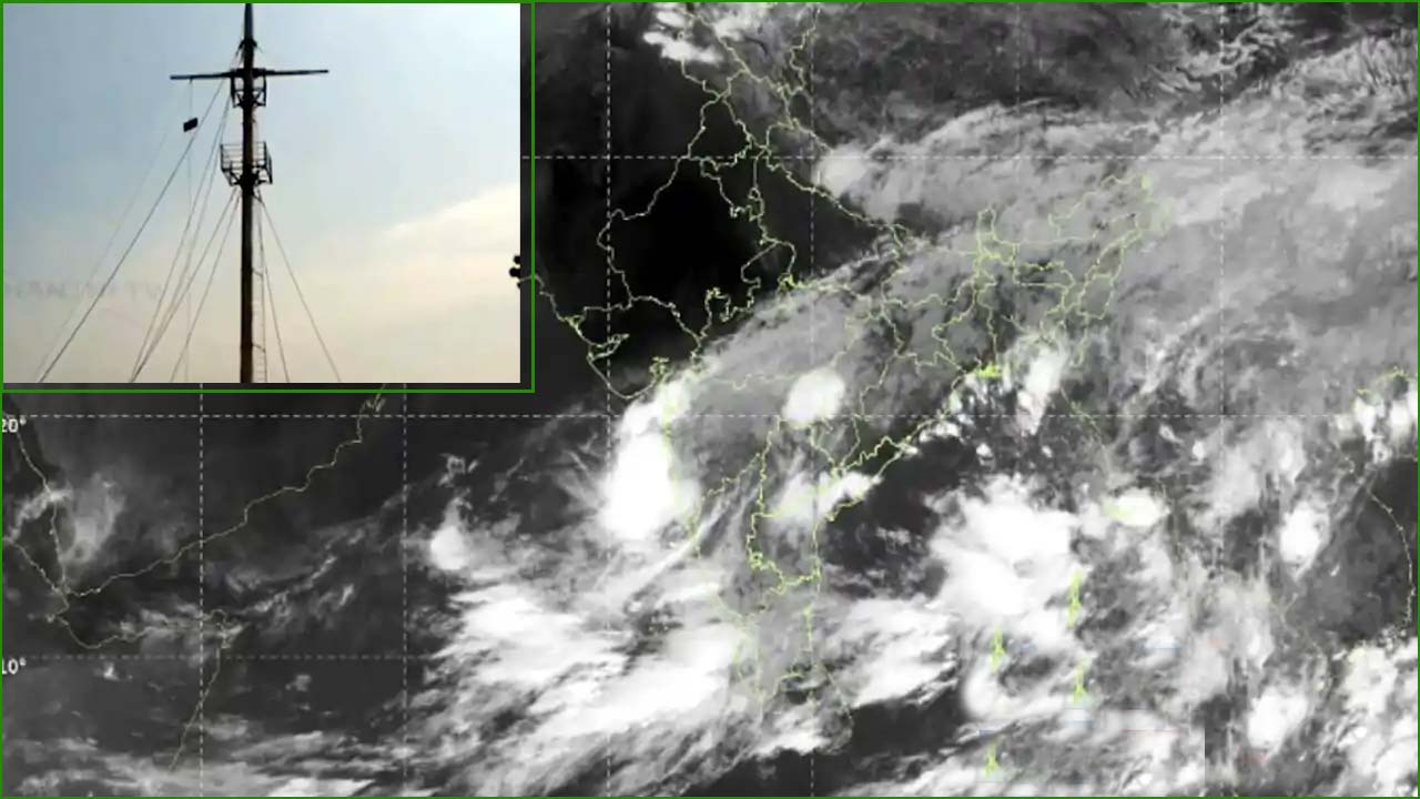 அரபிக்கடலில் தாழ்வு மண்டலம்: 7 துறைமுகங்களில் 1ம் எண் புயல் எச்சரிக்கை கூண்டு ஏற்றம்