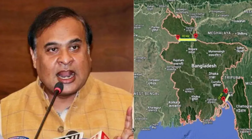 “சிக்கன்ஸ் நெக்” குறித்த பேச்சு… வங்கதேசத்தின் கழுத்து கோழியைப் போல் திருகப்படும் அசாம் முதல்வர் ஹிமந்தா பிஸ்வா எச்சரிக்கை…