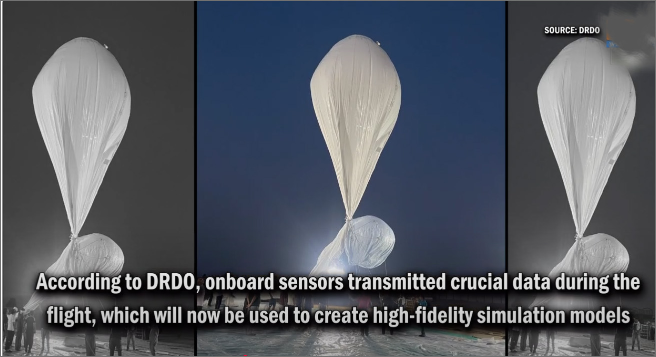 கண்காணிப்பு மற்றும் உளவு பார்ப்பதற்கான  ஏர்ஷிப் தளத்தின் முதல் விமான சோதனையை வெற்றி! டிஆர்டிஓ தகவல்…