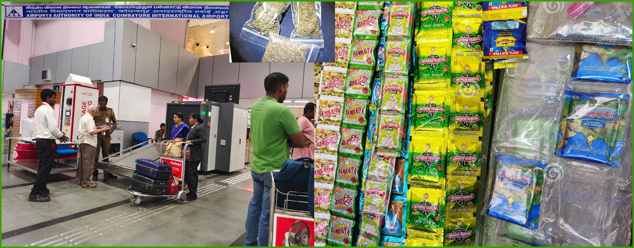 கோவையில்  ரூ.5 கோடி மதிப்பிலான கஞ்சா – விழுப்புரத்தில் 110 கிலோ புகையிலை பொருட்கள் பறிமுதல்!