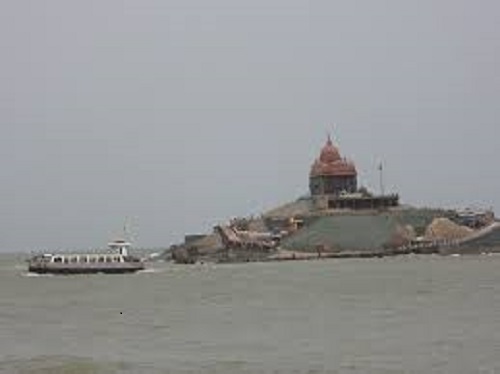 கன்னியாகுமரி விவேகானந்தர் மண்டபத்துக்கு படகு சேவை நிறுத்தம்