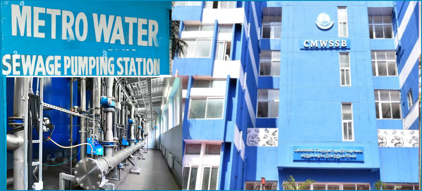 சென்னையின் 3 மண்டலங்களில் கழிவுநீர் உந்து நிலையங்கள் 2 நாட்கள் செயல்படாது! குடிநீர் வாரியம் தகவல்