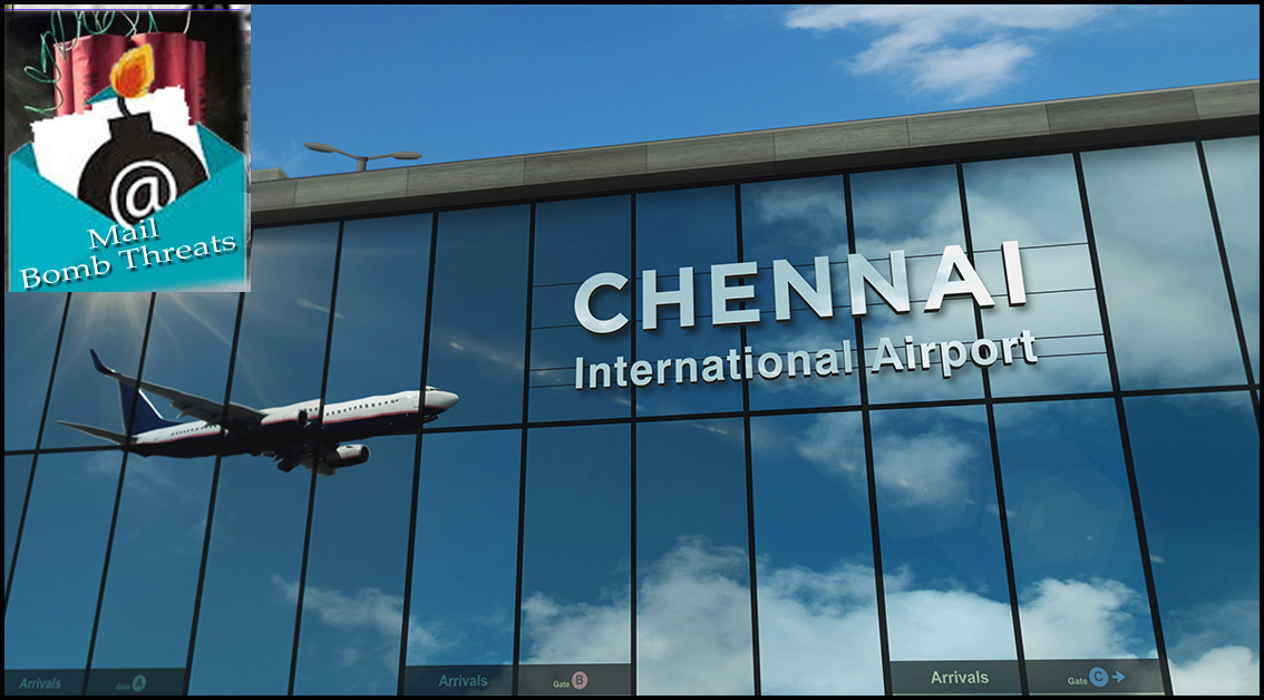 சென்னை உள்பட 18 விமான நிலையங்களுக்கு  இமெயில் வெடிகுண்டு மிரட்டல்!
