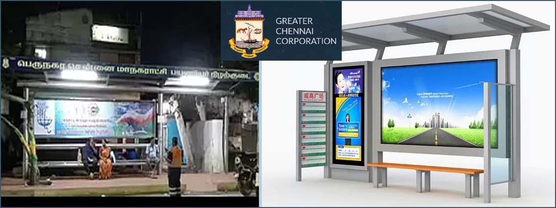 சென்னையில் 614 பேருந்து நிழற்குடைகளில் மின்விளக்குகள்! சென்னை மாநகராட்சி நடவடிக்கை