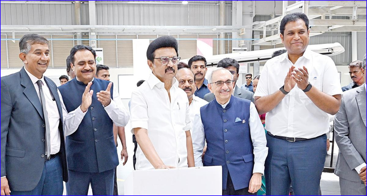 1000 பேருக்கு வேலைவாய்ப்பு: கோத்ரெஜ் தொழிற்சாலையில் உற்பத்தியை தொடங்கி வைத்தார் முதலமைச்சர் ஸ்டாலின்…