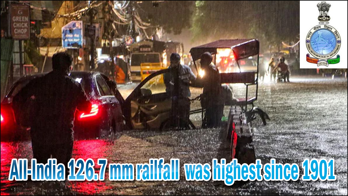 இந்தியாவில் 124 ஆண்டுகளில் இல்லாத அளவுக்கு மே மாதத்தில் 126.7 மிமீ மழை பெய்துள்ளது! இந்திய வானிலை ஆய்வு மையம்