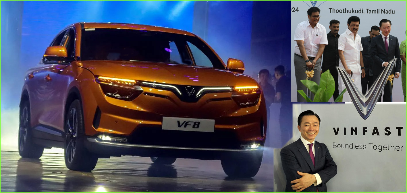 தமிழ்நாட்டில் உற்பத்தி செய்யப்படும் ‘வின்ஃபாஸ்ட்’ மின்சார கார்களுக்கான முன்பதிவு   இம்மாதம் தொடக்கம்..!