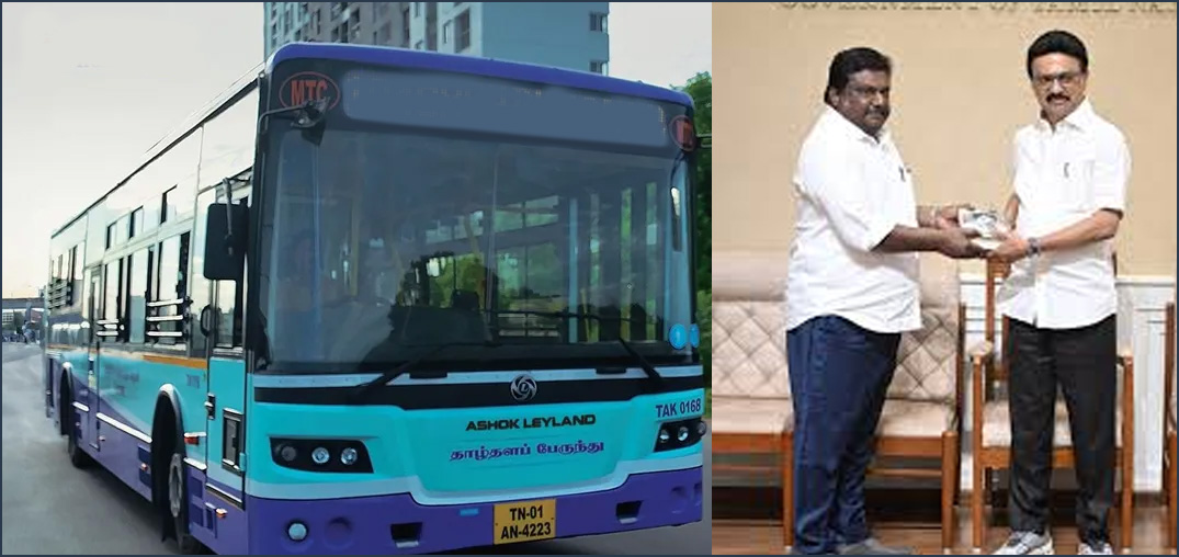 சென்னையில் விரைவில் பேட்டரி பேருந்து சேவையை தொடங்கி வைக்கிறார் முதலமைச்சர் ஸ்டாலின்…