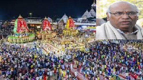 அல்ட்சியம் மற்றும் தவறான நிர்வாகமே பூரி சம்பவத்துக்கு  காரணம் : கார்கே