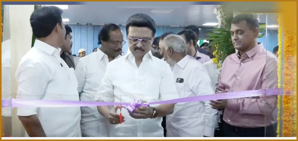 சென்னை சென்ட்ரல் மெட்ரோ ரயில் நிலையத்தில் புதிதாக அமைக்கப்பட்ட புத்தகப் பூங்காவை திறந்து வைத்தார் முதலமைச்சர் மு.க.ஸ்டாலின்..!