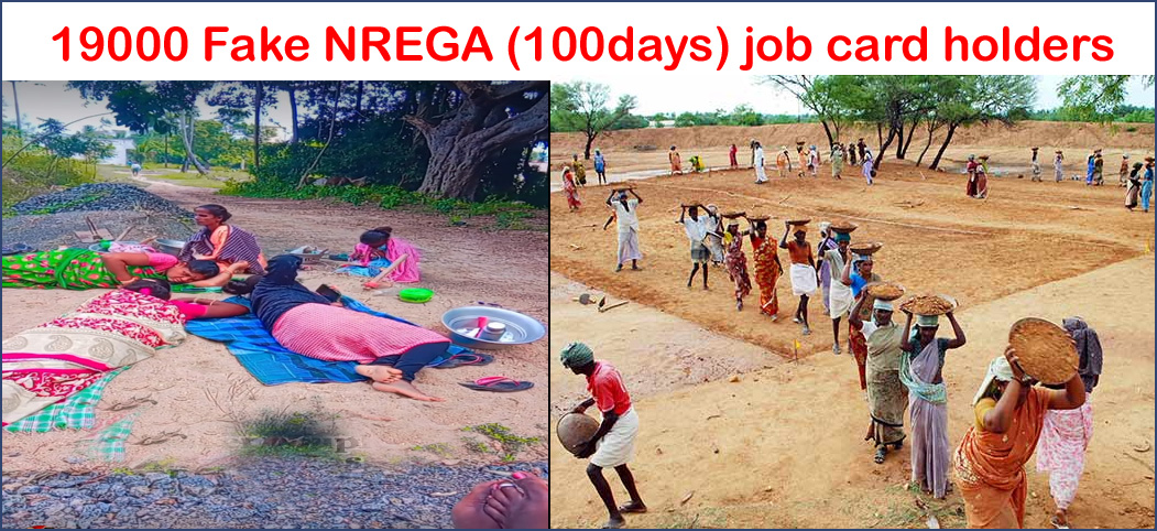 100 நாள் வேலை திட்டத்தில் தமிழகத்தில் கடந்த  3ஆண்டுகளில் 19,000 போலி கணக்குகள் நீக்கம்! நாடாளுமன்றத்தில் தகவல்…