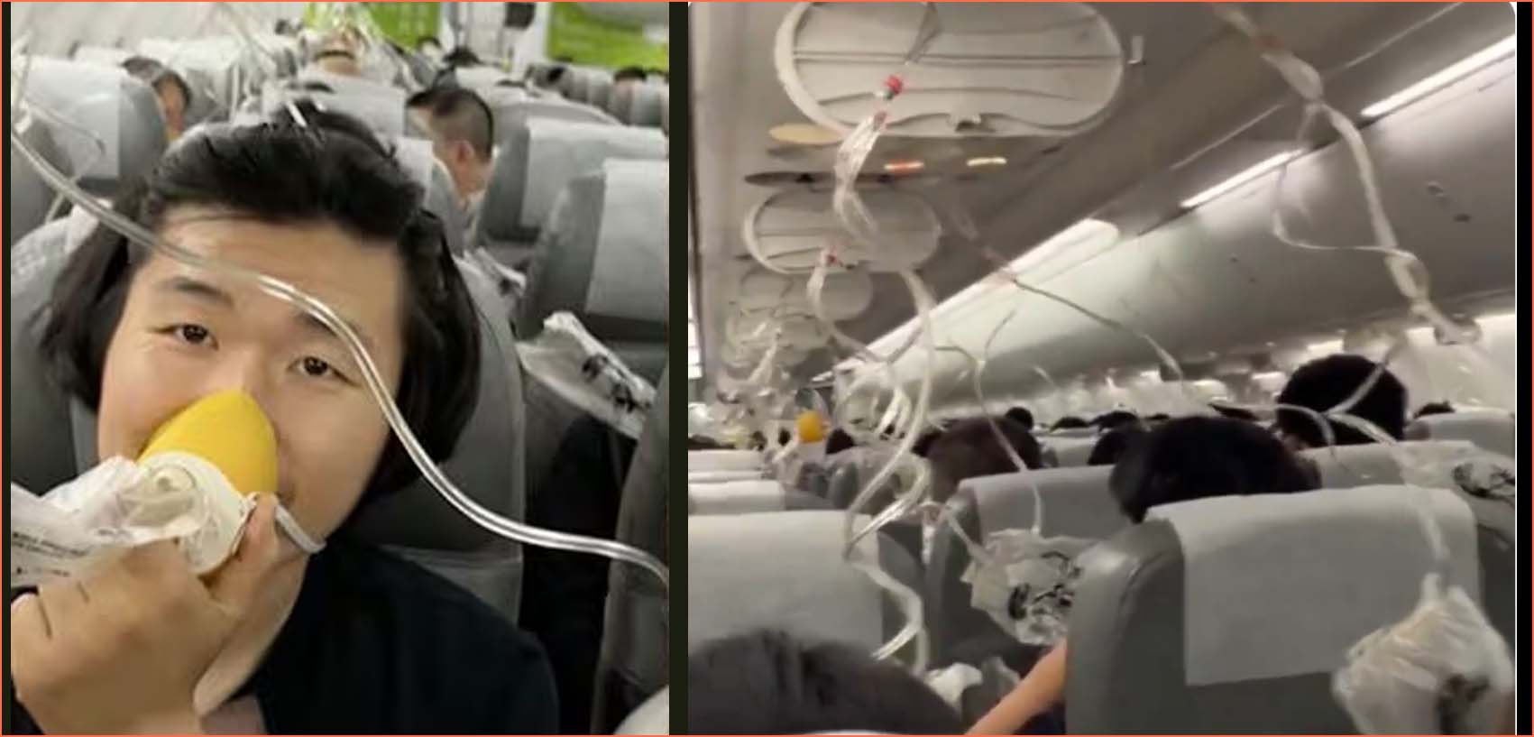 டோக்கியோவுக்கு சென்ற விமானம்  நடுவானில்26,000 அடி உயரத்தில் இருந்து திடீரென கீழே இறங்கியதால் பீதி! வீடியோ