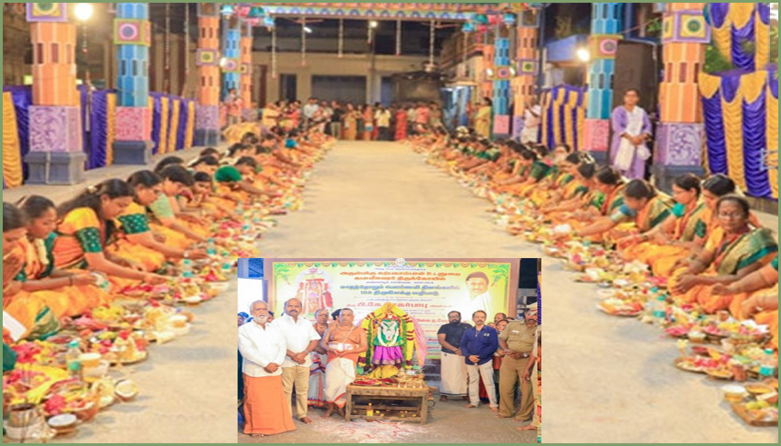 பவுர்ணமி தின 108 திருவிளக்கு வழிபாடு: மயிலாப்பூர் கபாலீசுவரர் கோயிலில் தொடங்கி வைத்தார் அமைச்சர் சேகர்பாபு..!!