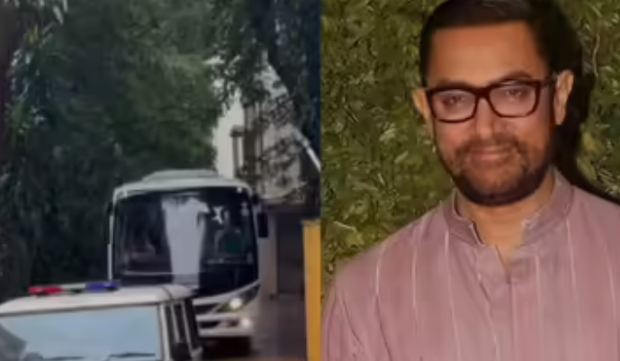 பாலிவுட் நடிகர் அமீர்கான் வீட்டில் 25 ஐபிஎஸ் அதிகாரிகள் ?