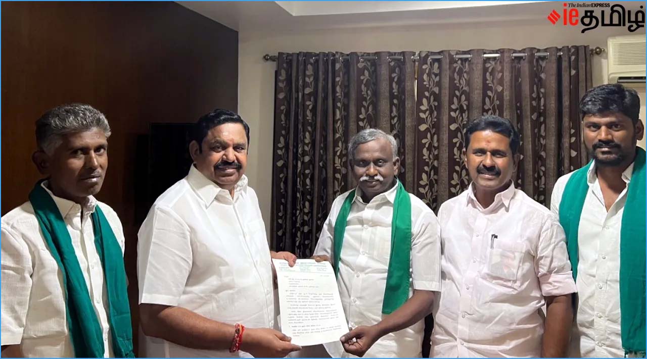 ‘திமுக அரசு கார்ப்பரேட் அரசாக மாறி விட்டது’! எடப்பாடியை சந்தித்து கோரிக்கை மனு கொடுத்த விவசாயிகள் சங்க தலைவர் பி.ஆர்.பாண்டியன்…