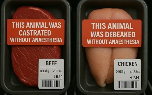 இறைச்சி பாக்கெட் மீது மிருகவதை குறித்த லேபிள் கட்டாயம் – சுவிஸ் அரசு அதிரடி