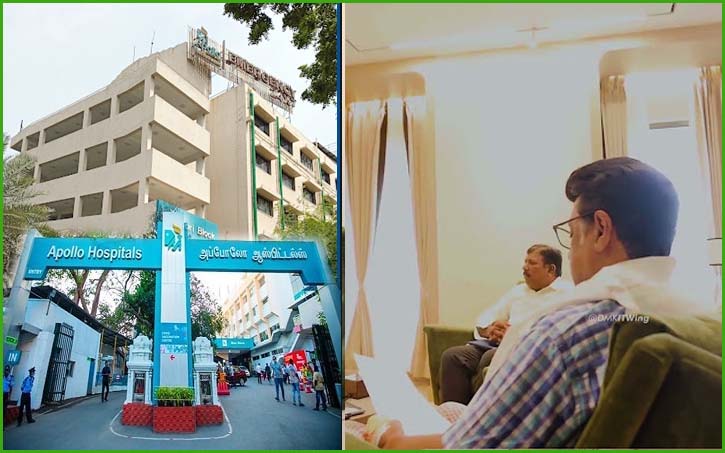 இன்று 6வது நாள்: அப்போலோவில் இருந்தே அலுவல் பணியை தொடங்கினார் முதல்வர் ஸ்டாலின்…