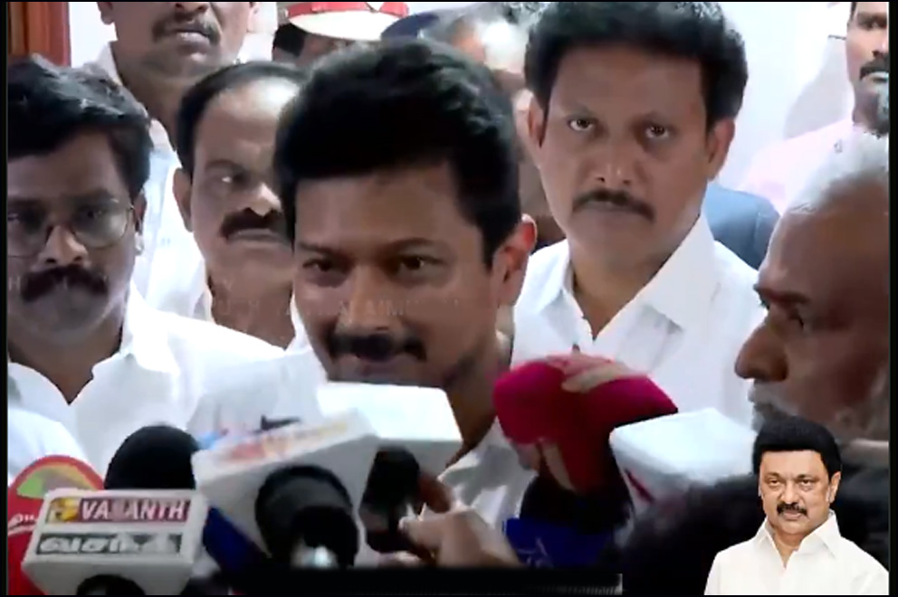 முதல்வர் மு.க. ஸ்டாலினின் உடல்நிலை குறித்து  உதயநிதி ஸ்டாலின் பேட்டி…