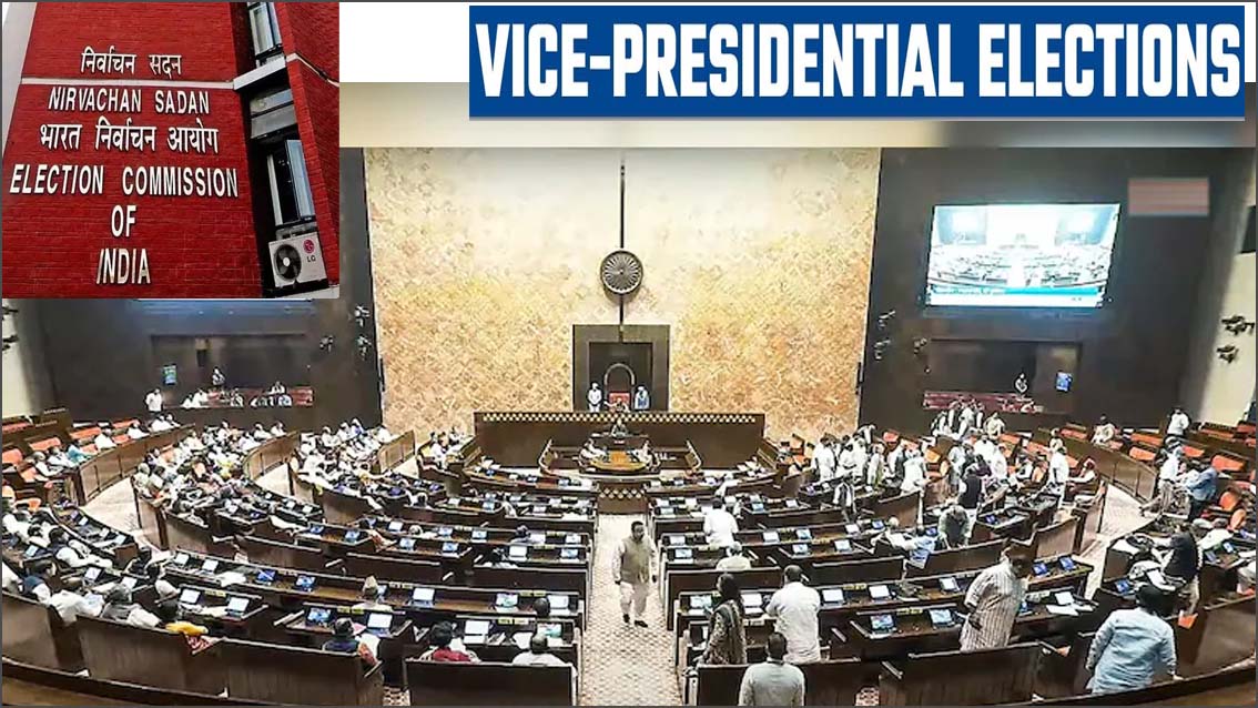 செப்டம்பர் 9 ஆம் தேதி குடியரசு துணைத்தலைவர் தேர்தல்! இந்திய தேர்தல் ஆணையம் அறிவிப்பு