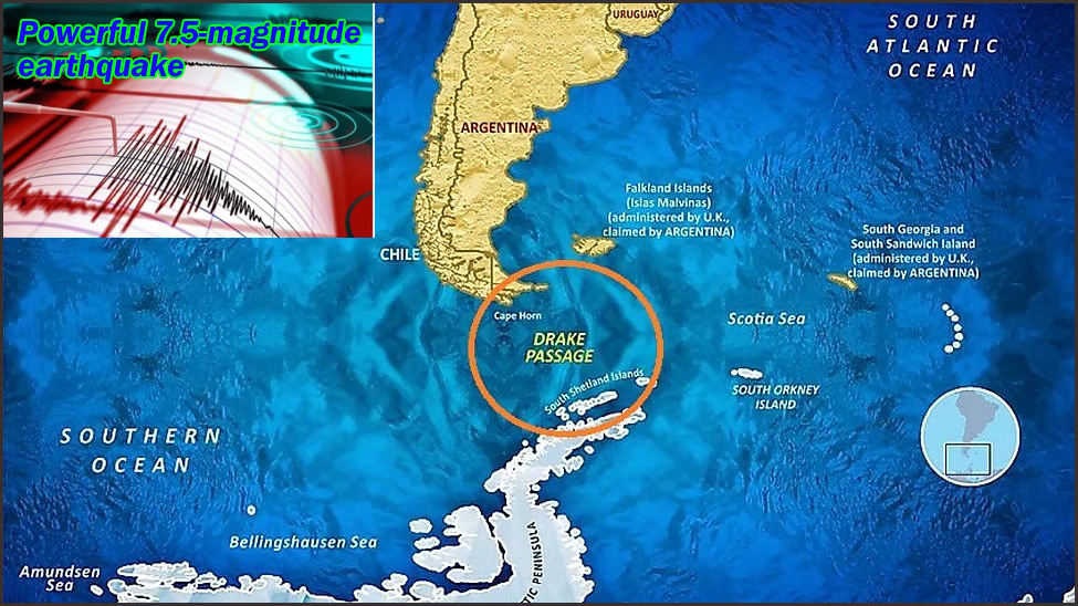 தென் அமெரிக்காவில்  7.5 ரிக்டர் அளவில்  சக்திவாய்ந்த நிலநடுக்கம்