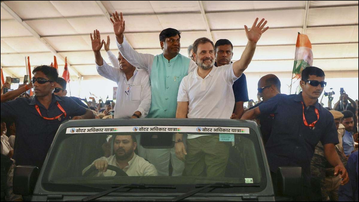 பீகார் எஸ்ஐஆர்: எதிர்க்கட்சி தலைவர் ராகுல்காந்தி தலைமையில் நடைபெற்று வரும் 16 நாட்கள் வாக்குரிமைப் பேரணி….