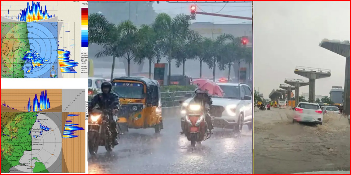 சென்னையில் இன்று காலை முதலே பரவலாக மிதமானது முதல் கனமழை! வானிலை மையம் எச்சரிக்கை…